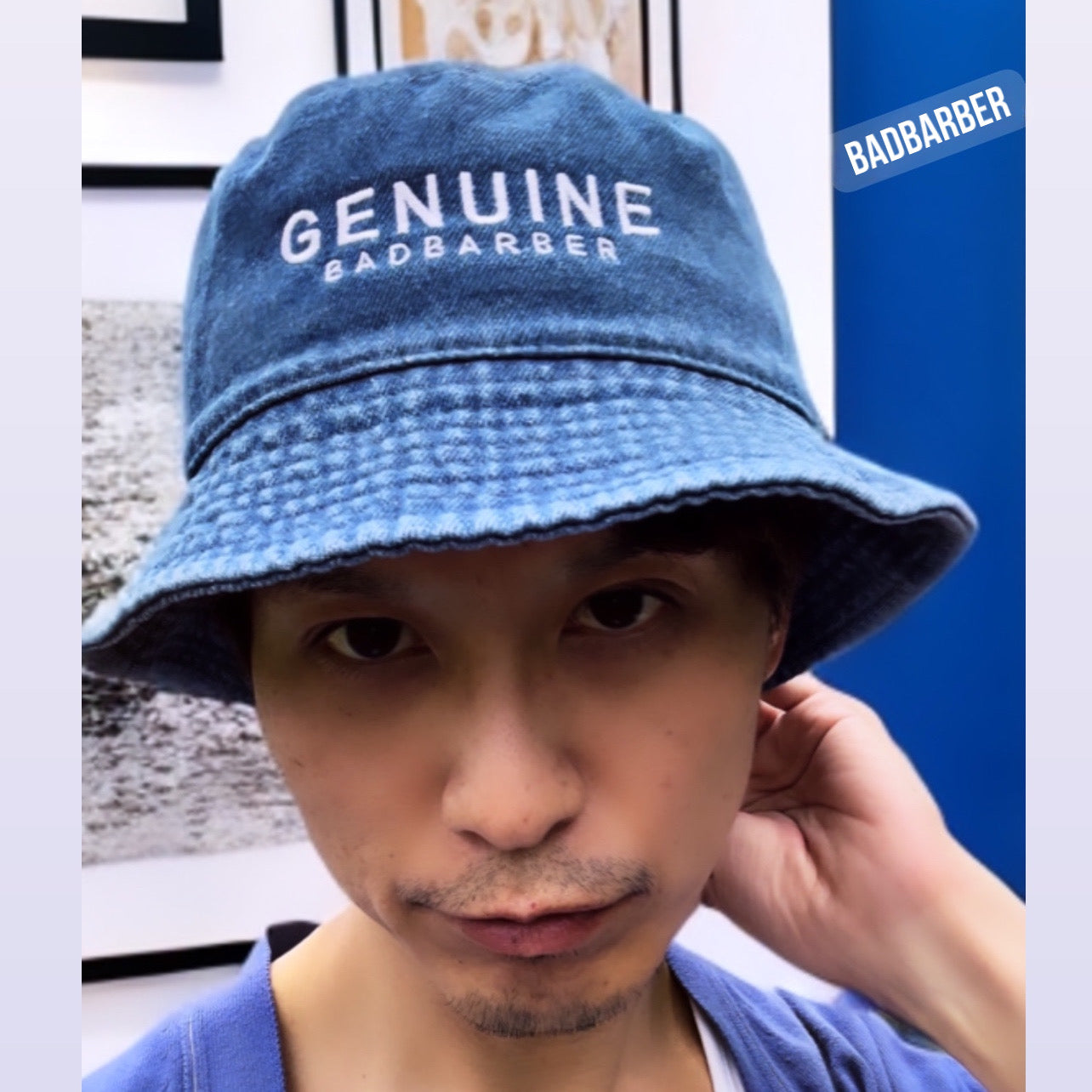 【予約商品】BADBARBER DENIM BUCKET バケットハット