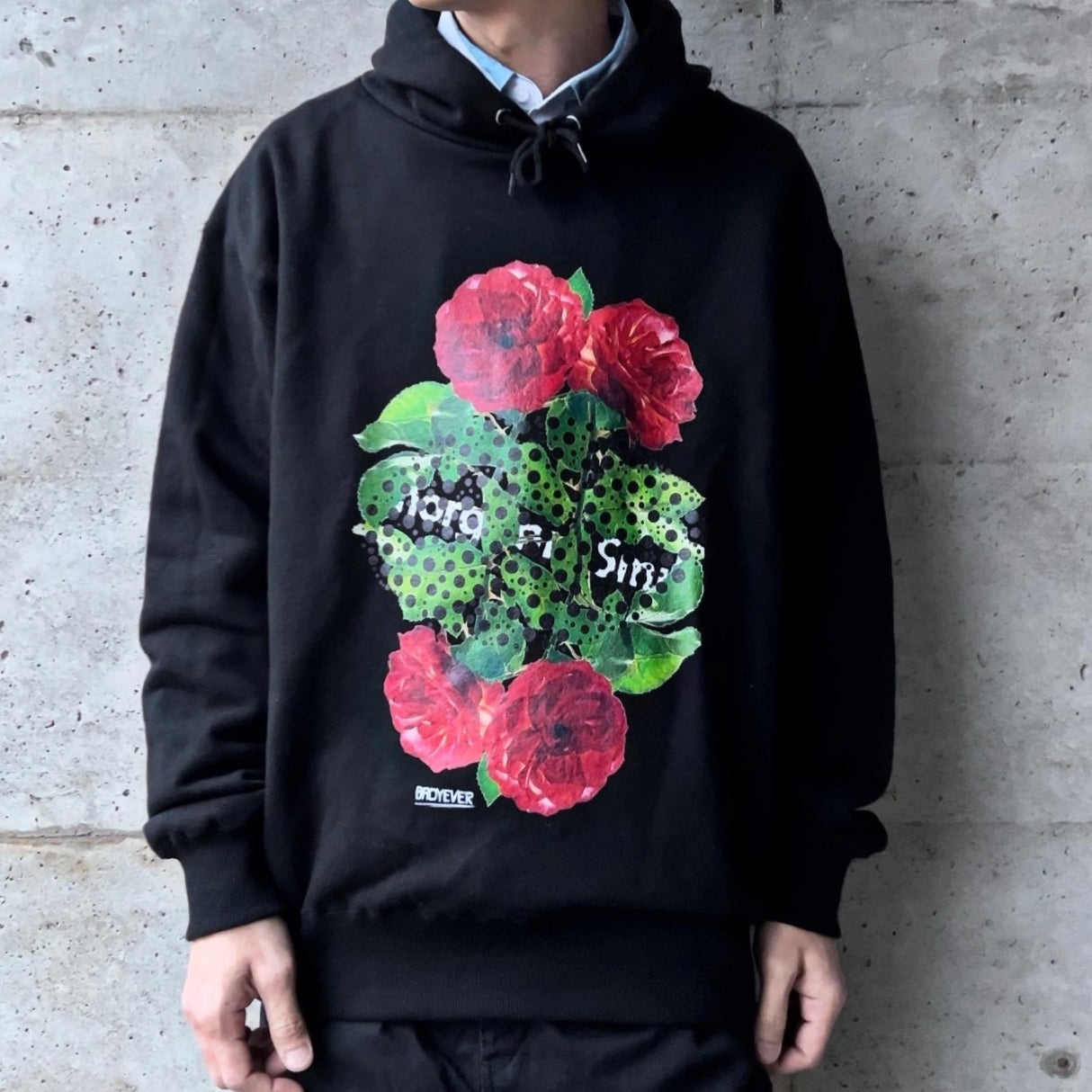 【予約商品】BADYEVER Inorganic Smile Hoodie