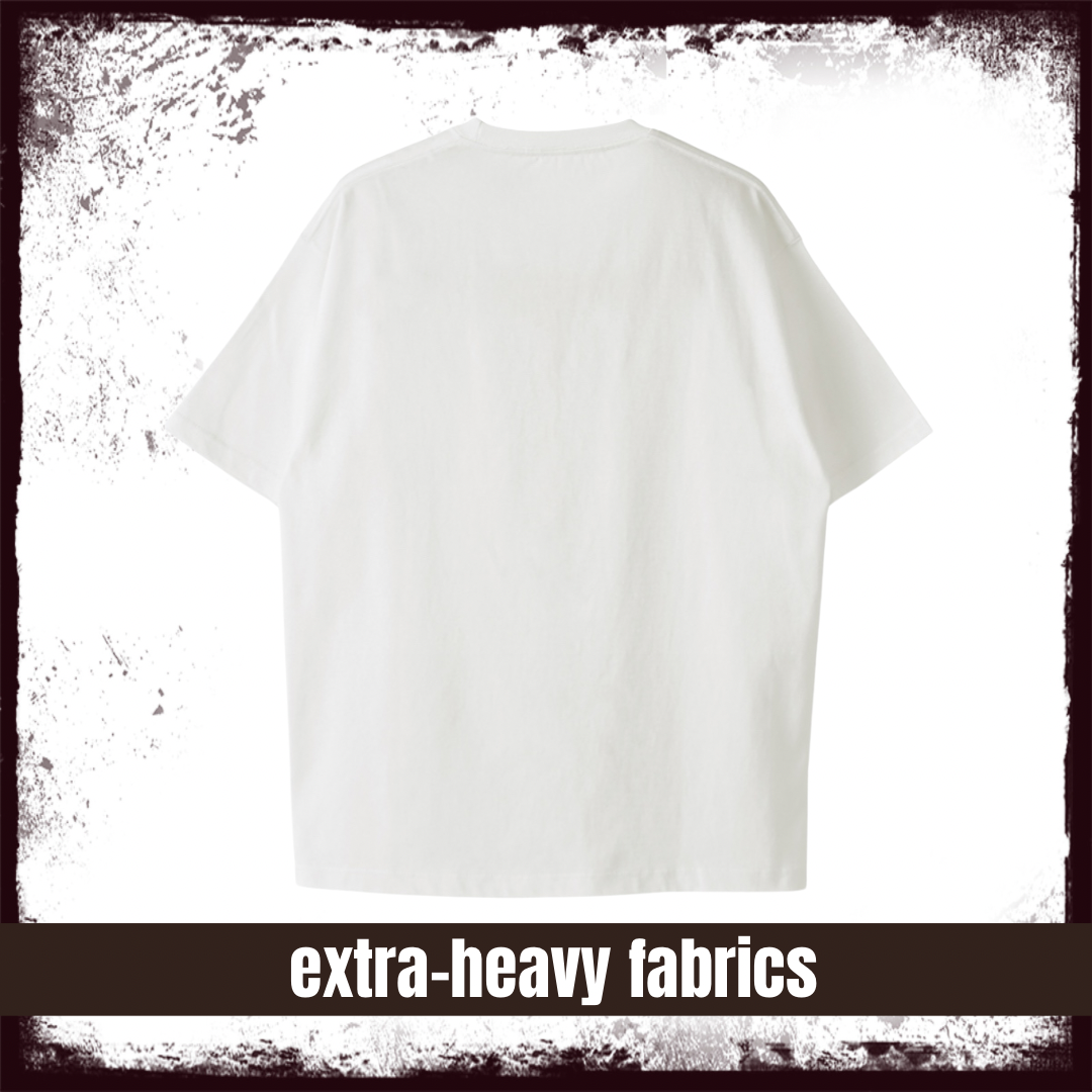 【予約商品】BADYEVER Underground Logo extra-heavy fabrics Oversized t-shirts White