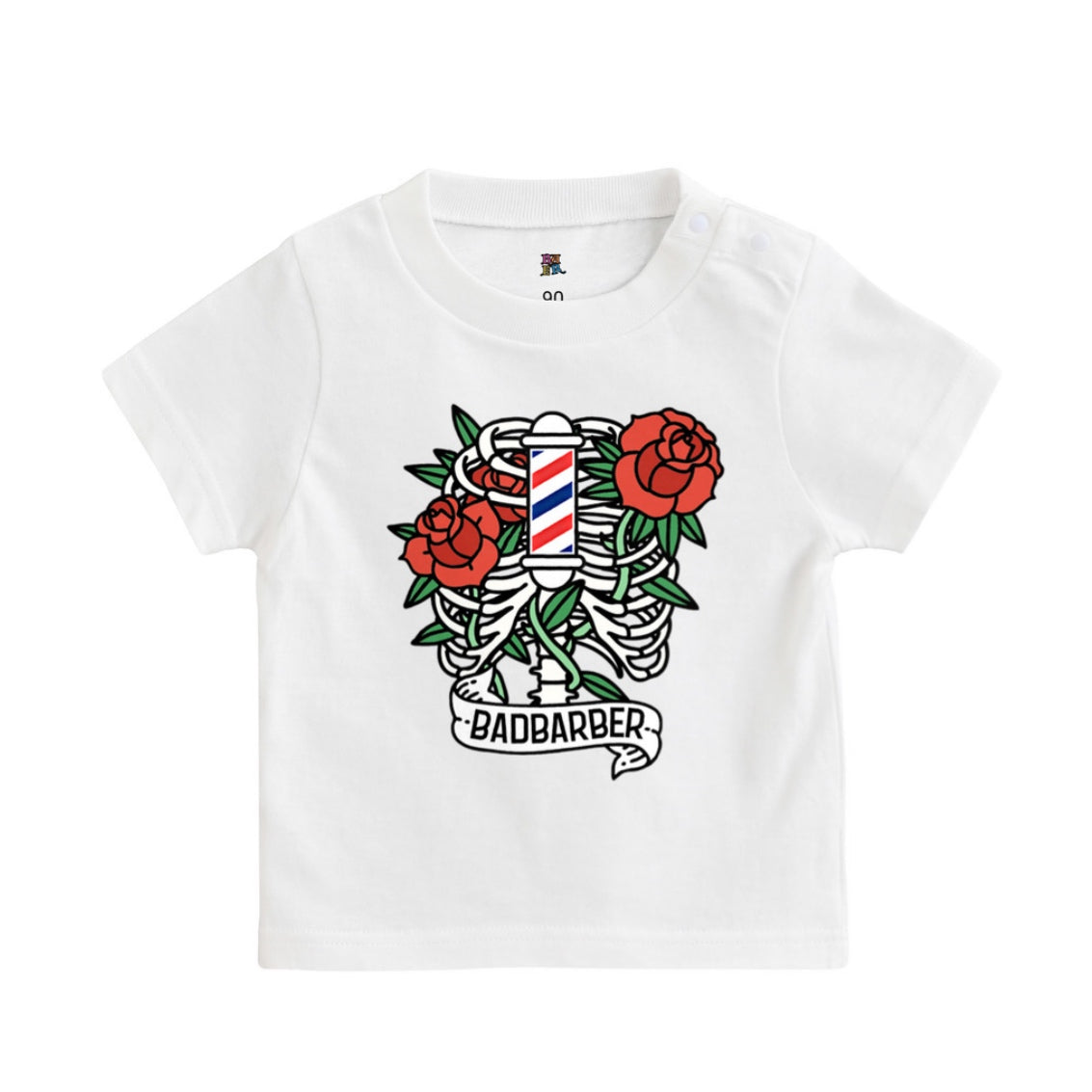 【予約商品】BADBARBER Kids  Barber t-shirts 90