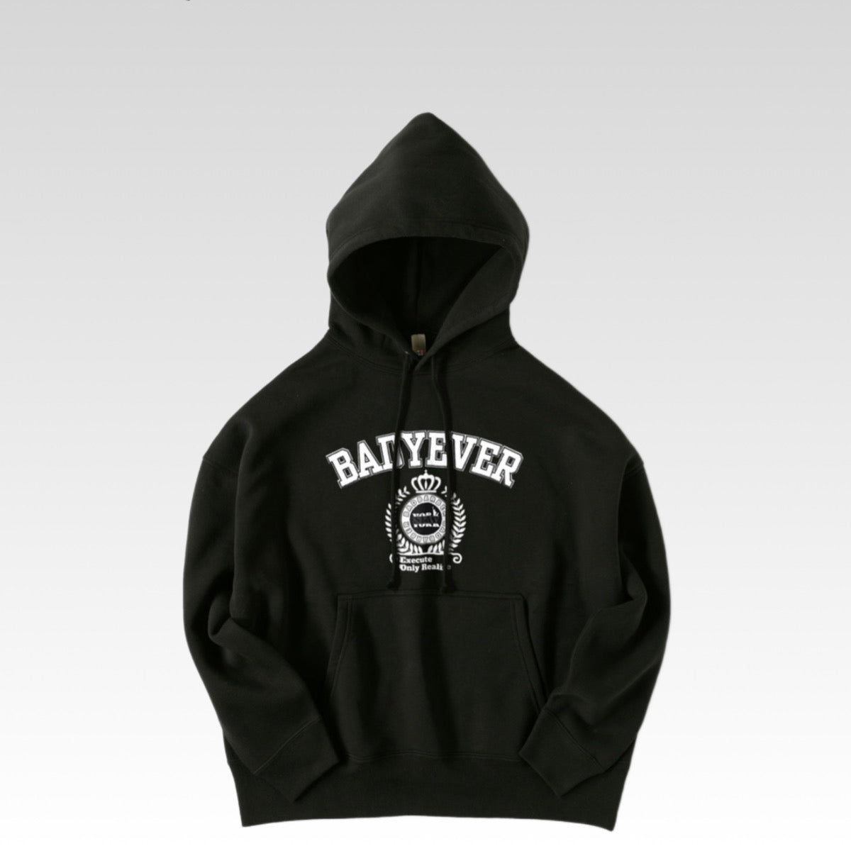 【予約商品】BADYEVER College Logo Relaxed Hoodie