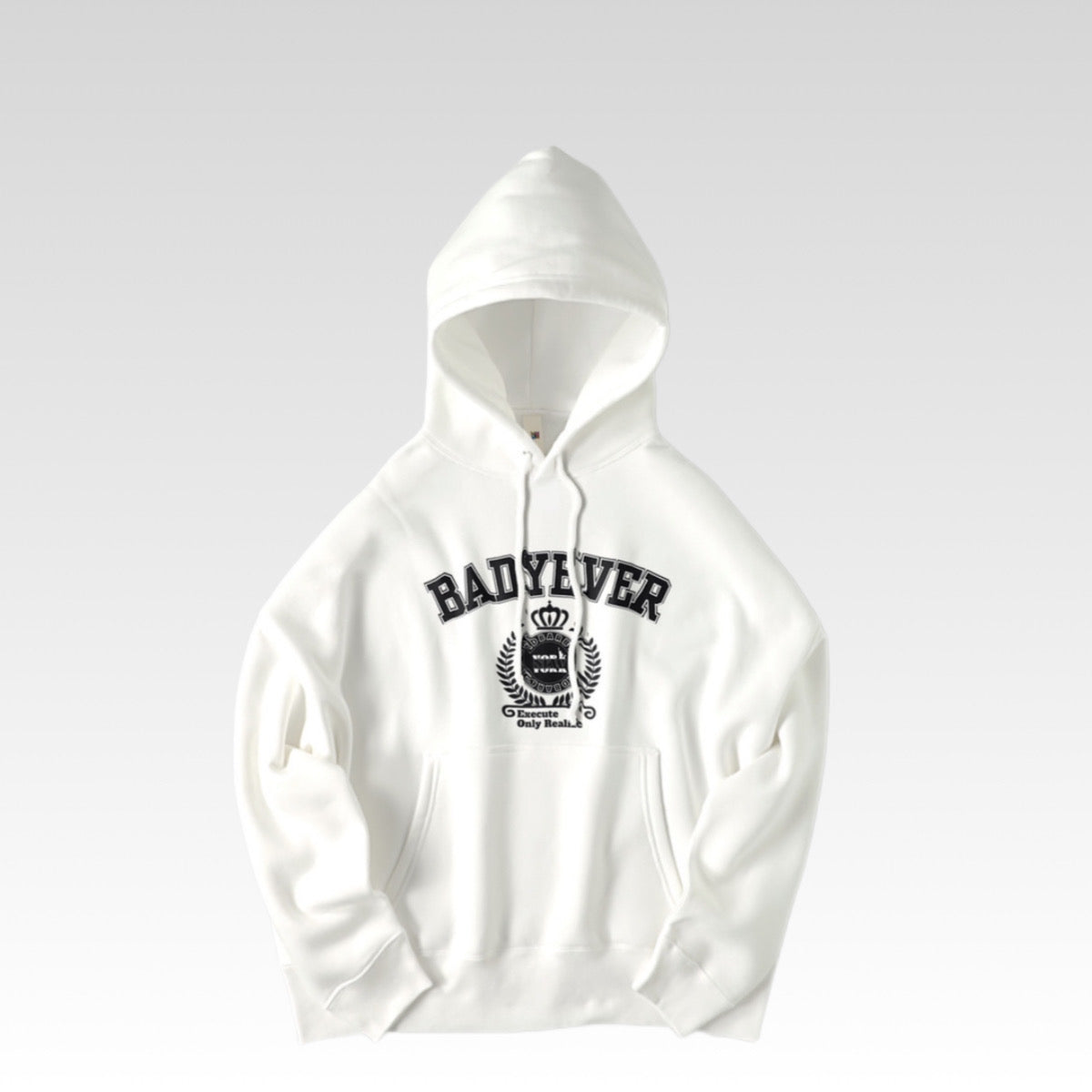 【予約商品】BADYEVER College Logo Relaxed Hoodie