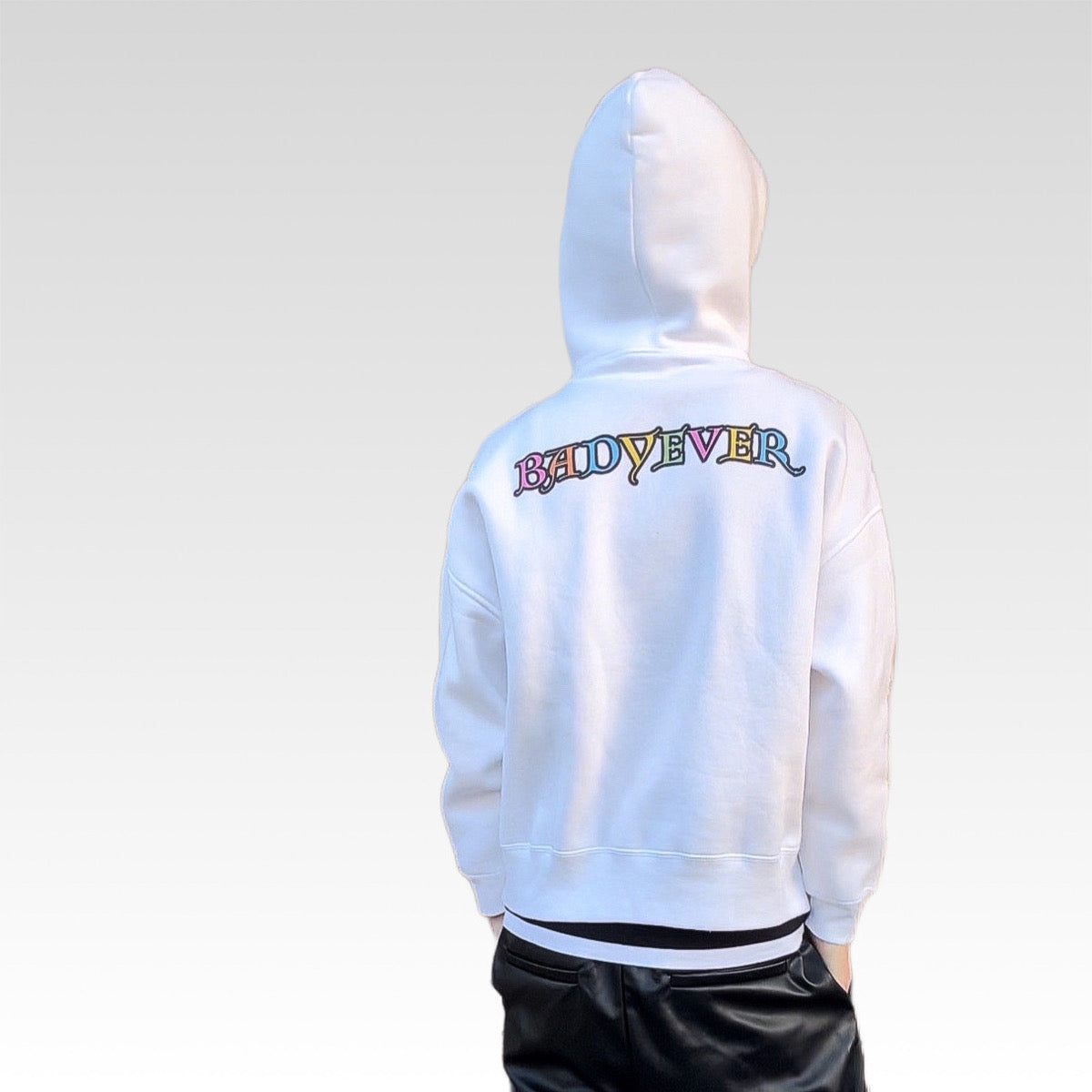 【予約商品】BADYEVER College Logo Relaxed Hoodie