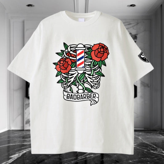 【予約商品】BADBARBER Barber Studio Logo extra-heavy fabrics Oversized t-shirts