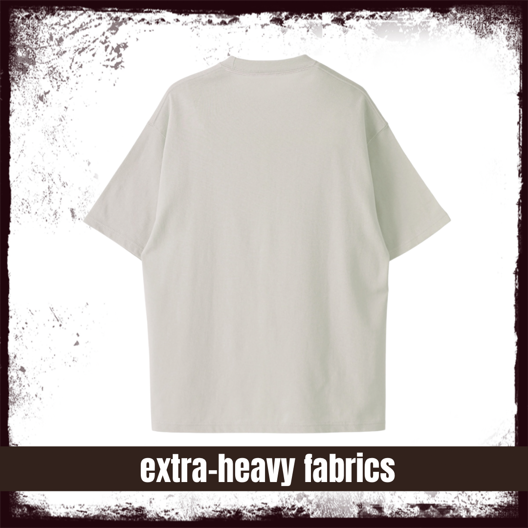 【予約商品】BADYEVER Underground Logo extra-heavy fabrics Oversized t-shirts Gray