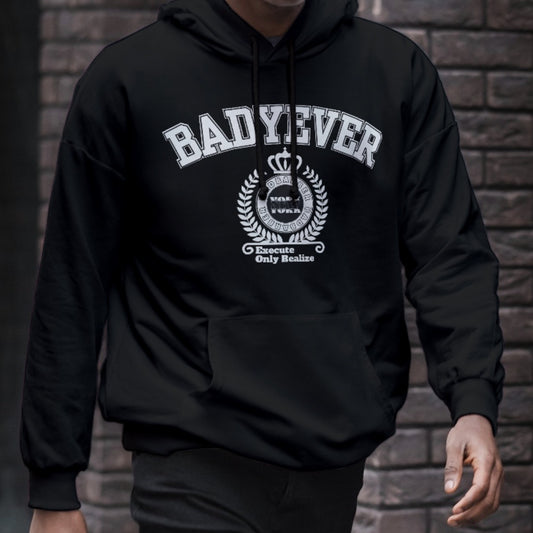 【予約商品】BADYEVER College Logo Relaxed Hoodie