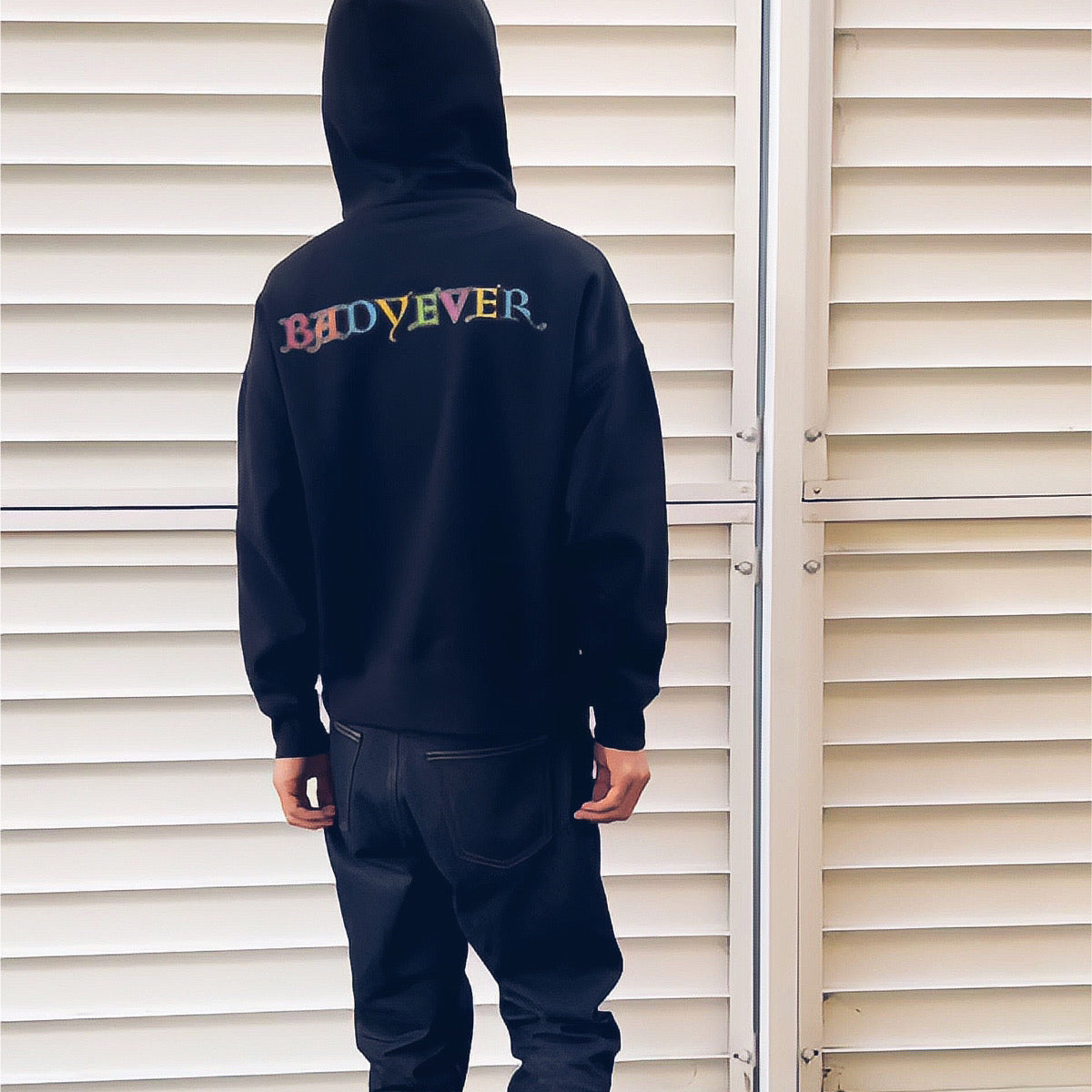 【予約商品】BADYEVER College Logo Relaxed Hoodie